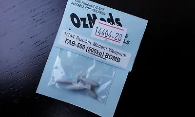 Ozmods 1/144 FAB-500 (500kg) Bombs (pack Of 4) • $9.50