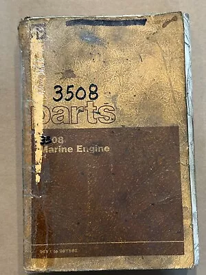 CAT Caterpillar 3508 Marine Engine Parts Book Serial No. 96Y1 To 96Y682 • $14.99