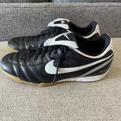 Nike Tiempo Men's Size 9.5 Soccer Turf Shoes Black 317604-011 • $68.99