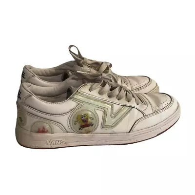 Vans Spongebob Lowland CC Bubble Skate Sneakers Shoes White Mens 9  • $19.95
