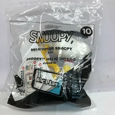 McDONALDS HAPPY MEAL TOYS SNOOPY #10 HELICOPTER SNOOPY NEW IN BAG • $2