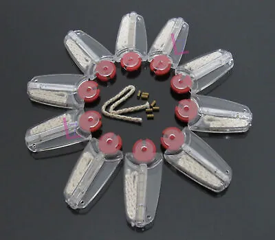 10 Packs 70pcs Petrol Lighter Flints Replacement Stones + 10 Wicks For Zippo • $2.59