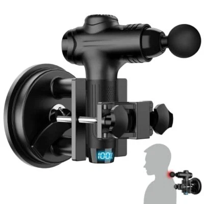 $14.95 • Buy Massage Gun Holder For Back, Hand-Free Massage Gun Mount, Strong Vacuum Suction