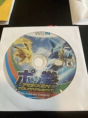 Pokemon Pokken Tournament Wii U Game Tested Working Loose Disc Only • $3.70