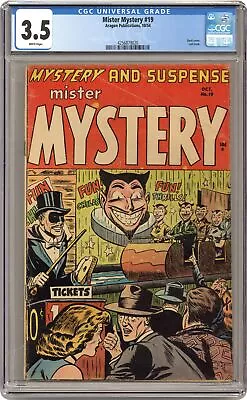 Mister Mystery #19 CGC 3.5 1954 4256879020 • $695