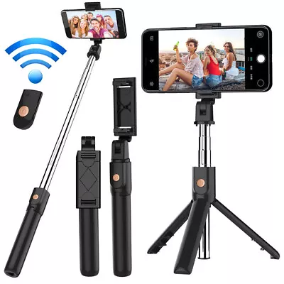 Adjustable Camera Tripod Mount Stand Holder For IPhone 12 11 Pro Max XS Samsung • $19.89