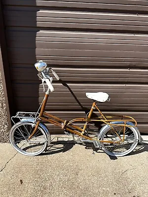 Rare Vintage 1965 Sears Folding Touring Bike Storage Unit Find Local Pickup Only • $300