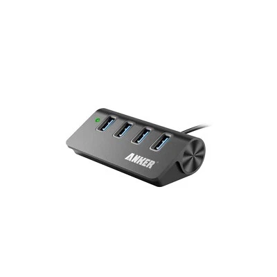 $74.95 • Buy Anker Usb Hub Non Powered 4-port Aluminium Portable 3.0 Pc Mac Blk New A7507011