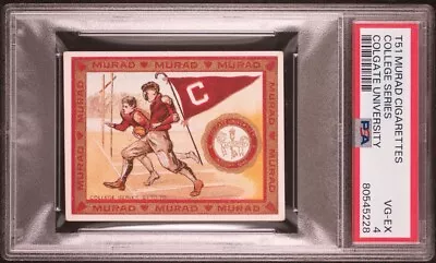 T51 MURAD COLLEGE SERIES Colgate University (PSA 4 VG/EX) Football • $195