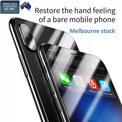$11.03 • Buy 6D IPhone X  FULL BODY Front And Back Tempered Glass Screen Protector Film