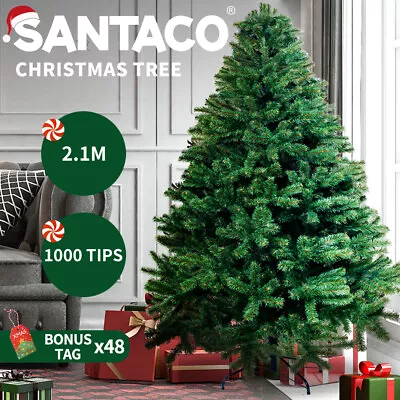 Santaco Christmas Tree 2.1M Xmas Decoration Party Gift Green Garden Home Decor • $82.99