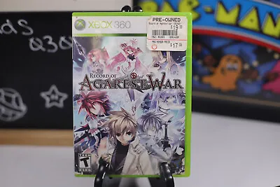 $16 • Buy Record Of Agarest War (Microsoft Xbox 360, 2010) CIB  Tested & Working