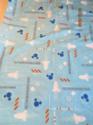 £21.58 • Buy   Disney Mickey Mouse Rocket Curtain Blue 44x60 Poly.   A6