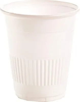 MARK3 Disposable 5 Oz Plastic Cups - White - 1000/Cs. Made With Polypropylene • $32.99