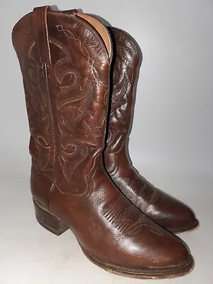 Dan Post MILWAUKEE DP2111R 13  Brown Leather  Boots Mens' 9EW (READ DESCRIP) • $42.49