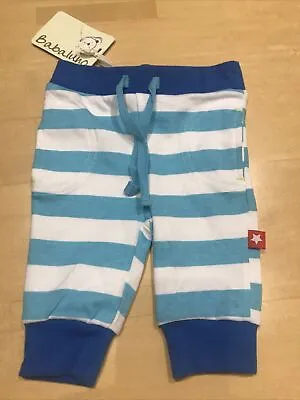 Bnwt Baby Boys  Blue Striped Leggings Newborn 50 Cms By Babaluno Rrp £5.50 • £1.99