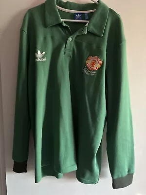 Adidas Originals Manchester United Goalkeeper Shirt Fa Cup Final 1985 Size Xxl • $30