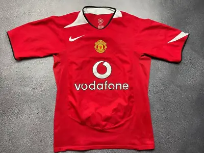 Manchester United 2004/2006 Nike Home Football Soccer Jersey Size S • $24.99