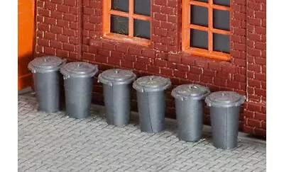 FALLER Dustbins (10) Model Kit II HO Gauge 180905 • £7.75