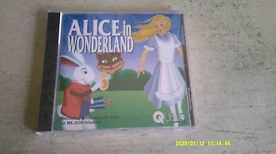 Alice In Wonderland - Interactive Story Book Pc Game 1993 Jewel Case New Sealed • £4.99