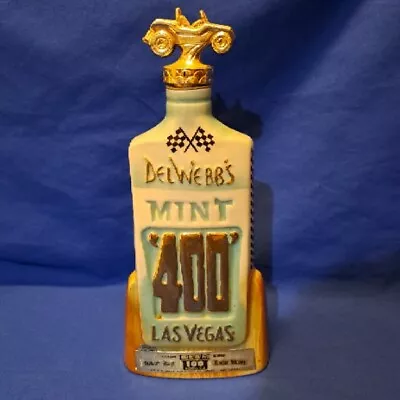 1970 Jim Beam Mint Las Vegas 400 Del Webb S Vintage Whiskey Bottle • $59.99