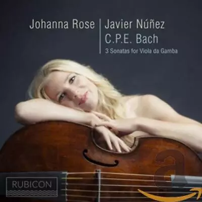 Bach C.P.E. - C.P.E. Bach: 3 Sonatas For Viola Da Gamba - Bach C.P.E. CD ZVLN • £20.98