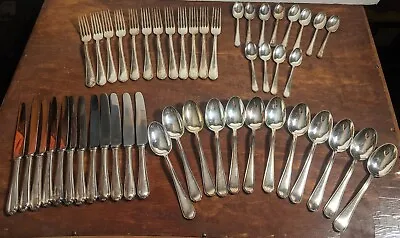 48 Piece / 12 Sets ROSTFREI / OKA Germany Silver Plated Utensils Flatware Dinner • $134.31