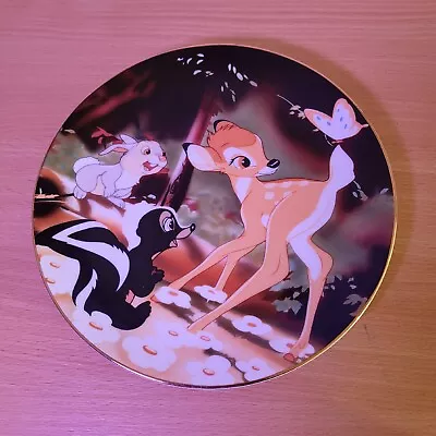 Walt Disney Kenleys Bambi Thumper & Flower Decoratove Hanging Display Plate • £9.99