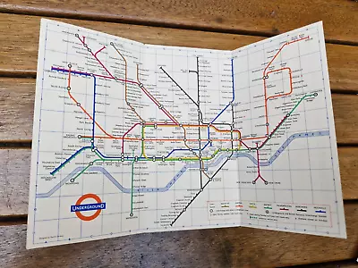 1964 - LONDON UNDERGROUND TUBE MAP By Paul E Garbutt/Beck - Diagram Of Lines • £9.95