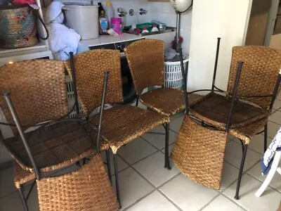 $50 • Buy 6 Chair Metal Frame