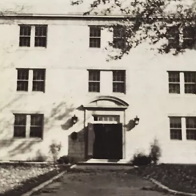 Vintage Black And White Photo United States Merchant Marine Academy Dormitory • $6.69