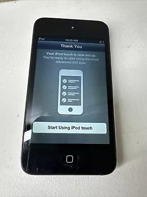 Apple A1367 IPod Touch 8GB 4th Generation BLACK • $16.99