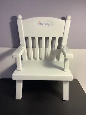 $20 • Buy American Girl Bitty Baby White High Chair.  Baby Dolls Perfect Condition