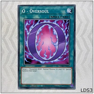 O - Oversoul - LDS3-EN110 - Common 1st Edition Yugioh • £1.55