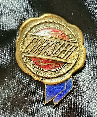 Vintage Chrysler Badge Radiator Emblem 1924-1927?  • $55