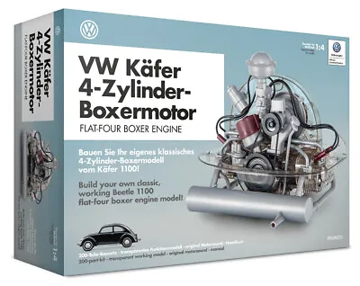 VW Beetle Model Engine Kit With Collector's Book • $189.97