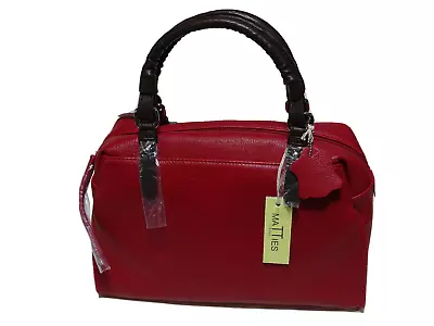 Matties Womens Shoulder Tote Hand Bag Medium In Red • £39