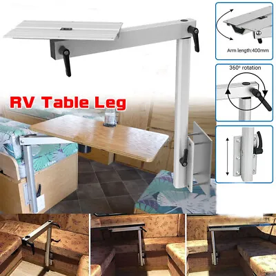 RV 360° Aluminum Alloy Table Leg Movable Rotatable Height Adjustable Camper AU • $109.99