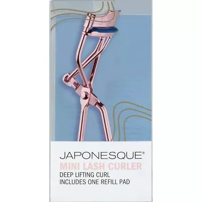 Japonesque Mini Eye Lash Curler With One Refill Pad Pink Rose Gold • $10.40