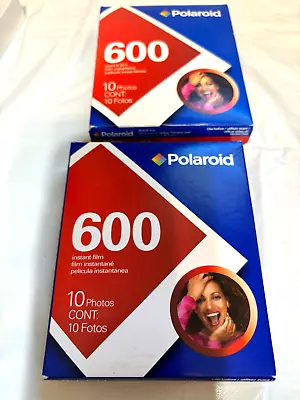 2004 Polaroid 600 Instant Color Film 2 Packs 10 Photos Each Box Sealed • $9.99