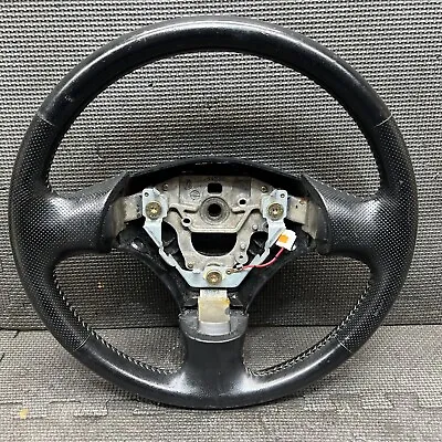 ⭐ OEM 2004-2005 Mazda Miata Mx-5 Steering Wheel Perforated Leather Black • $63.99