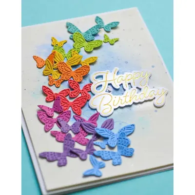 Small Butterfly Metal Cutting Dies Scrapbooking Paper Cards Album Stencil Craft • £3.69