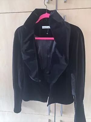 Amanda Wakely Designer Jacket In Black Velvet. Fits Size 10/12 • $12.33