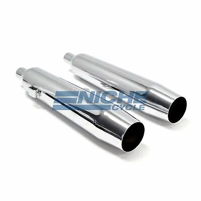 MAC Kawasaki 1985-1987 KZ454 454 LTD Taper Tip Muffler Pipes Slip-Ons * • $239.99