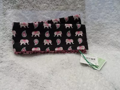 Vera Bradley Sash In Retired Pink Elephant Pattern • $12