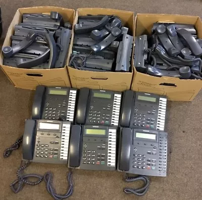 Samsung Office Telephones Job Lot 30x Telephone KPDCS-12B LCD Call Centre Bundle • £65