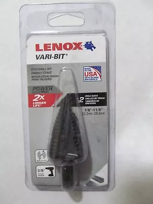New Lenox 30888-vb11 Vari-bit 7/8  To 1-1/8  Step Drill Bit • $40