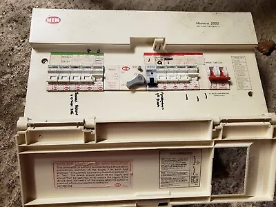 Mem Memera 2000 Consumer Unit 11 Way • £100