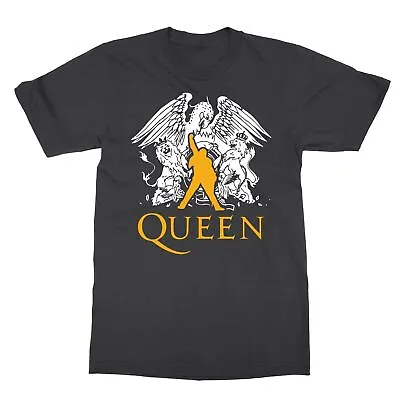 Queen Band Bohemian Rhapsody Freddie Mercury British Rock Band Men's T-Shirt • $14.49