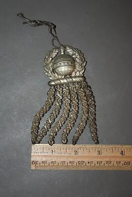 Vtg Friendly Societies Oddfellows Masonic Britain Globe Regalia Bullion Tassel • $31.99